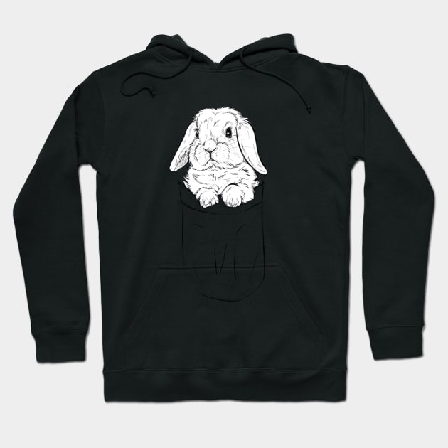 Lop Hase im Beutel Hoodie by Firlefanzzz